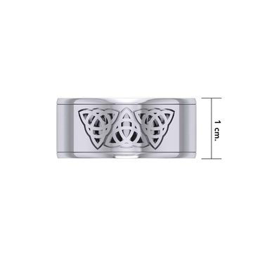 Triquetra Silver Spinner Ring TR3816 - Jewelry